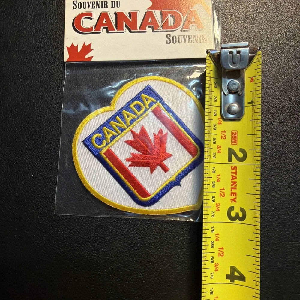 NIP Canada Canadian Travel Novelty Flag Souvenir Embroidered Patch Badge!